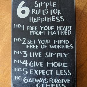 6 Rules Sign